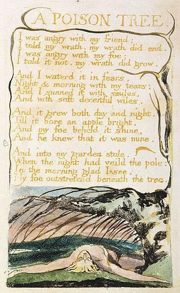 Poison Tree Poem, A Poison Tree, William Blake Poems, Tree Poem, Poison Tree, Songs Of Innocence, William Blake, Human Soul, Old Book