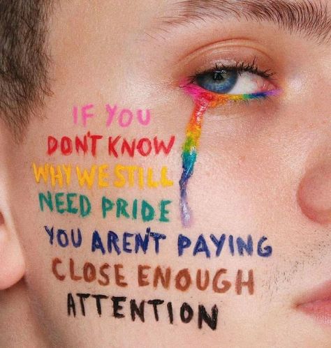 LGBTQ people have been harassed, belittled and even murdered for decades, if not centuries. Please donate to any LGBTQ+ positive charity if you can. Queer Quote, Pride Quotes, Lgbt Quotes, Lgbtq Quotes, Lgbtq Funny, Pride Makeup, Lgbt Love, You Get It, Lgbtq Pride