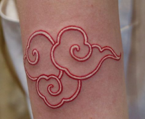 Red Cloud Tattoo, Cloud Tattoo, Red Cloud, Red Tattoos, Black Ink Tattoos, Ink Tattoo, Tattoo Ideas, Tattoos, Red