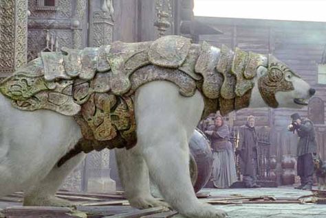 Armored Polar Bear, Iorek Byrnison Tattoo, Golden Compass Movie, Bear Armor, Iorek Byrnison, Lyra Belacqua, His Dark Materials Trilogy, Blue Beard, Winter Court