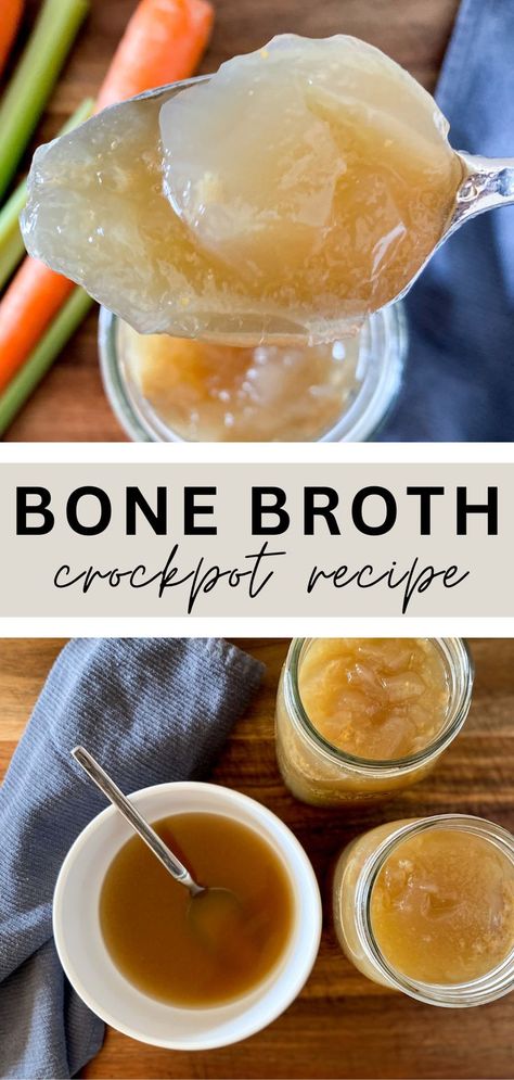 Collagen Bone Broth Recipe, Make Bone Broth, Homemade Bone Broth, Budget Family Meals, Bone Broth Recipe, Family Baking, Family Meal Planning, Broth Recipes, Gut Healing