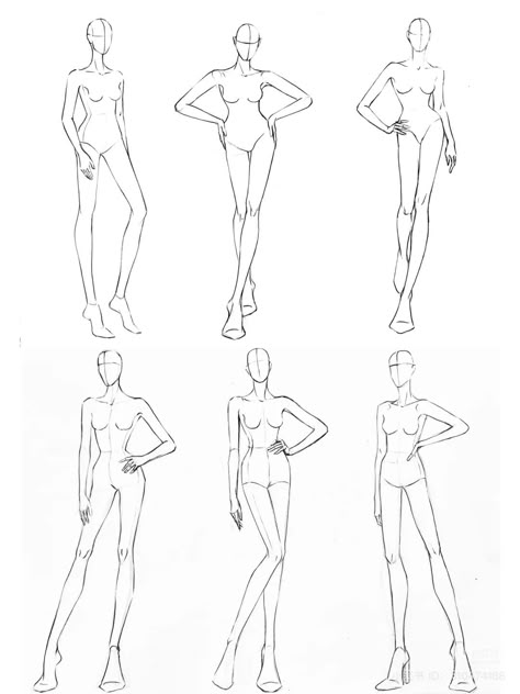 Body Base Drawing Fashion, Illustration Poses Fashion, Women Poses Sketch, Fashion Illustration Croquis Poses, Fashion Designer Model Sketch, Fashion Design Mannequin, Figure Poses Sketch, Modle Base Drawing, Fashion Sketch Model Template