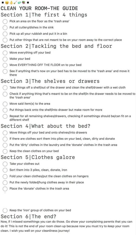 #Motivation #Trends #Inspiration #Inspo #HomeTrends #CreativeIdeas #Ideas Declutter Your Room Checklist, Declutter Room Checklist, Clean Your Room Guide, Tips For Tidying Your Room, Steps To Tidy Your Room, How To Deep Deep Clean Your Room, Bedroom Organization Checklist, Deep Clean Your Room Checklist, Tidy Up Bedroom