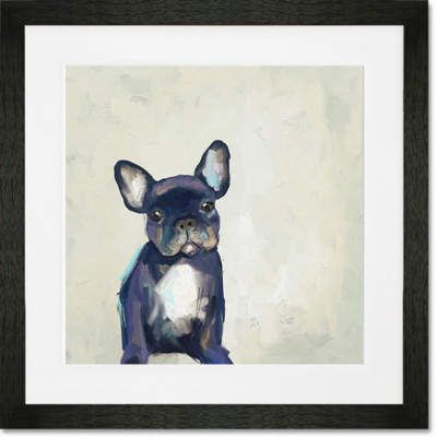 Wayfair Best Friend - Frenchie Pup Framed Painting Print Acrylic Painting Easy, Stylish Wall Art, German Shorthaired Pointer, Featured Art, New Wall, Artist Canvas, Joss And Main, Painting Frames, Art Materials