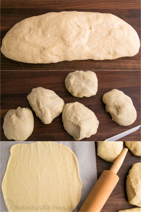 Baked Piroshki Recipe (2 Filling Options: Sweet or Savory!) Piroshki Dough Recipe, Baked Piroshki Recipe, Russian Piroshki Recipe, Turkish Gozleme, Piroshky Recipe, Piroshki Recipe, Specialty Breads, Bread Loafs, Chinese Deserts