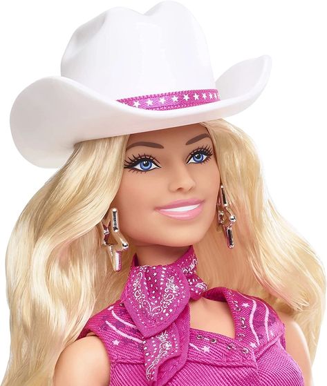 Pink Western Outfit, Barbie In Pink, Jeans Rosa, Gold Jumpsuit, Barbie The Movie, Western Outfit, Cowboy Outfits, Barbie Movie, Ken Doll