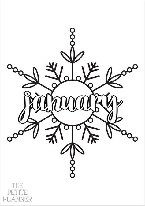 Month Lettering, January Bullet Journal Ideas, Bullet Journal Month Cover, Journal 2023, Bullet Journal Month, Bullet Journal Monthly Spread, January Bullet Journal, Bullet Journal Ideas Templates, Bullet Journal Cover Ideas