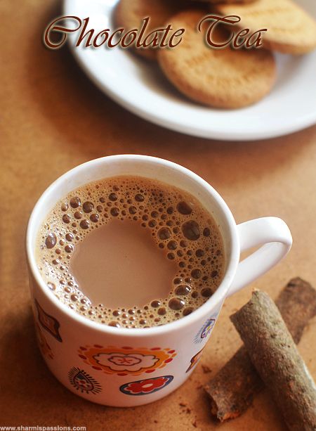 Chocolate Tea Recipe Chocolate Tea Recipe, Pizza Paratha, Cornflakes Cookies, Thm Drinks, Easy Teas, Paratha Recipe, Oven Pizza, Cocoa Tea, Pizza Recipes Easy