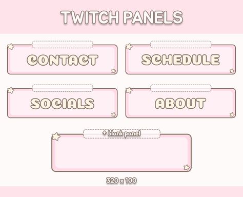 #twitch #stream #twitchpanel #free #lightpink #aesthetic Free Twitch Panels, Twitch Overlay Free, Free Stream Overlay, Free Twitch Overlay, Light Pink Aesthetic, Twitch Panels, Stream Overlay, Free Overlays, Twitch Overlay