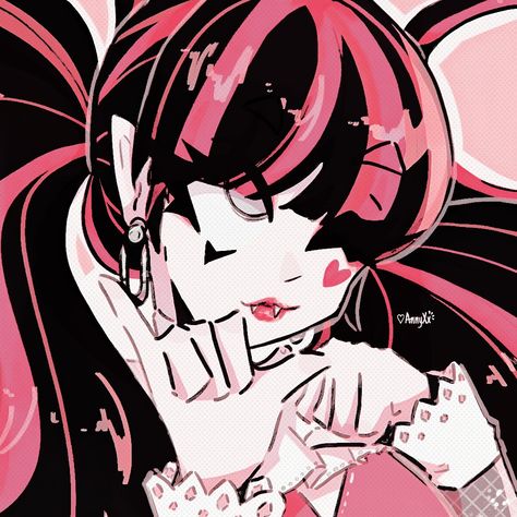 Monster High Vampire, Vampire Icon, Anime Avatars, Monster High, Follow Me, Anime, Hair