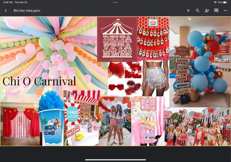 Carnival Theme Bid Day, Circus Bid Day Theme, Carnival Bid Day Theme, Carnival Bid Day, Circus Bid Day, Philanthropy Events, Fair Theme, Dance Marathon, Bid Day Themes