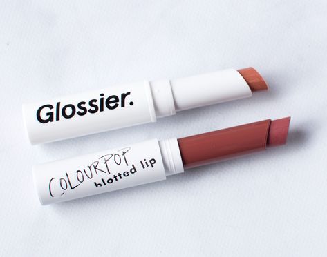 Generation G Lipstick, Colourpop Blotted Lip, Glossier Generation G, Blotted Lip, Generation G, Glossier Lipstick, Skin Care Packaging, Diy Skin Care Recipes, Pink Lip Gloss