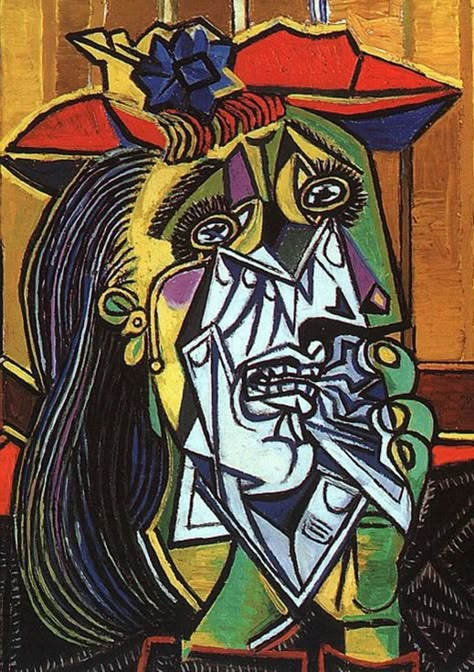 Weeping Woman, Melinda Gates, Dora Maar, Most Famous Paintings, Picasso Paintings, Cubism Art, Рисунки На Холсте, Dorm Posters, Picasso Art