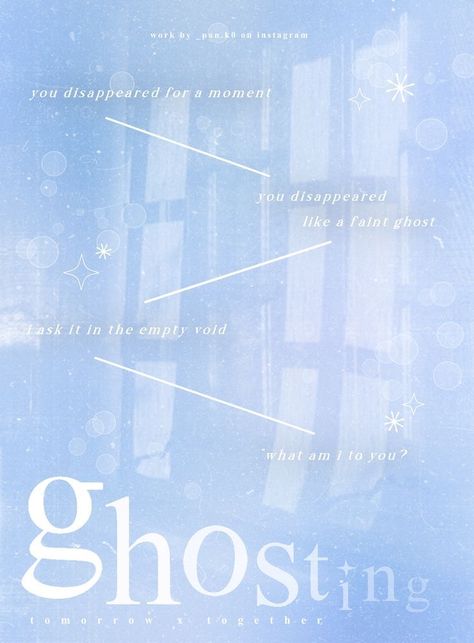 Txt Ghosting, Printable Wall Poster, Poster Edit, Lyrics Poster, Pop Posters, Lyric Poster, Poster Room, Blue Poster, Kpop Posters