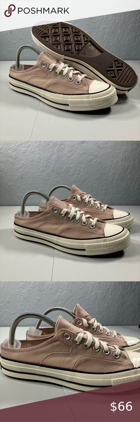 New Womens CONVERSE CHUCK 70 MULE SEASONAL COLOR A00907C STONE MAUVE Converse Chuck 70, Chuck 70, Womens Converse, Season Colors, Converse Chuck, Chucks Converse, Converse Shoes, Mule, Converse