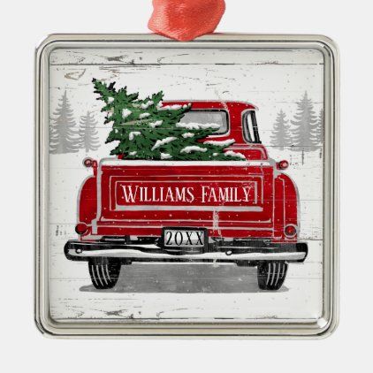 Red Truck With Christmas Tree, Old Red Truck, Truck With Christmas Tree, Cars Coloring, Red Truck Christmas, Christmas Red Truck, Vintage Red Truck, Tree Family, Christmas Painting