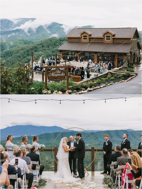 Destination Wedding In The Mountains, Married In The Mountains, Pigeon Forge Wedding, Wedding Venue Mountain View, Tennessee Fall Wedding, Smokey Mountains Wedding, Destination Wedding Mountains, Great Smoky Mountains Wedding, Gatlinburg Wedding Venues