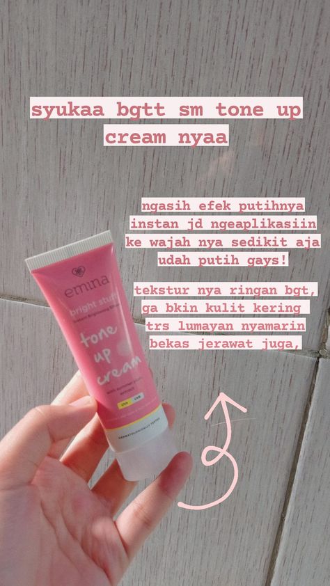 Skincare Emina, Make Up Simple, Tone Up Cream, Recommended Skin Care Products, Keyword Elements Canva, Beautiful Skin Care, Korean Eye Makeup, Skin Care Tutorial, Healing Waters