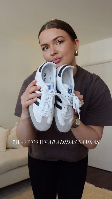 ✘ outfits • Instagram Womens Sambas Adidas Outfit, How To Wear Sambas Women, Og Samba Outfit, Women Samba Adidas Outfit, Adidas Samba Og Women Outfit, Outfit With Samba Adidas, Sambas Women Outfit, Outfits With Samba Adidas, Samba Og Shoes Outfit Women