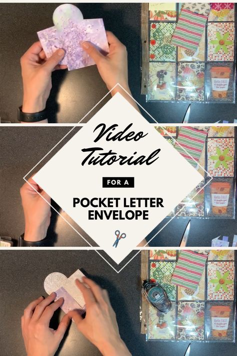 Create a Pocket Letter Envelope, which doubles as a Gift Card Holder! Using your favorite paper, it’s easy to dress up gift cards before giving them or for your next pocket letter. Perfect for any holiday 🎉🎁 I used the #stampinup Feels Like Frost #DSP #pocketletters #papercrafts Pocket Letters Tutorials, Hello Gift, Mail Inspiration, Pocket Letter Ideas, Snail Mail Inspiration, Pocket Letter Pals, Paper Wreaths, Snail Mail Pen Pals, Handmade Journals Diy