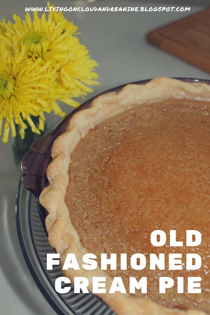 The BEST Pie recipe ever // pie recipes // old fashioned cream pie // sugar cream pie Sweet Cream Pie, Sugar Cream Pie Recipe, Easy Cream Pie, Raspberry Cream Pies, Coconut Cream Pie Easy, Best Coconut Cream Pie, Chicken And Pineapple, Blueberry Cream Pies, Sugar Cream Pie