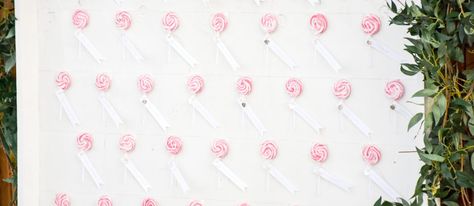 DIY Love is Sweet Lollipop Seating Chart | Fun365 Wedding Projects, Party Planning Ideas, Classroom Inspiration, Seating Chart, Planning Ideas, Seating Charts, Love Is Sweet, Lollipop, Creative Projects