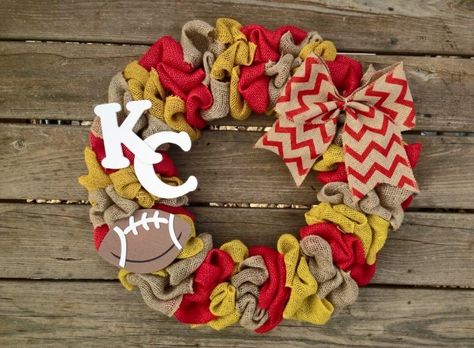 Chiefs Christmas Wreath, Kansas City Chiefs Door Wreath, Kansas City Chiefs Wreath Diy, Kc Chiefs Wreath, Kansas City Chiefs Wreath, Chiefs Wreath, Chiefs Decor, Chiefs Sign, Chiefs Party