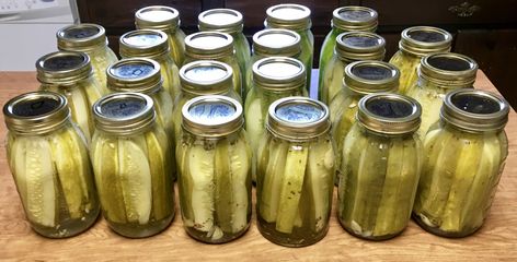 Dill Pickle Spears Pickle Spears Canning, Dill Pickle Spears Canning, Classic Dill Pickle Recipe, Dill Pickle Spears, Making Dill Pickles, Pickle Spears, Garlic Dill Pickles, Pickled Jalapeno Peppers, Dill Pickle Recipe