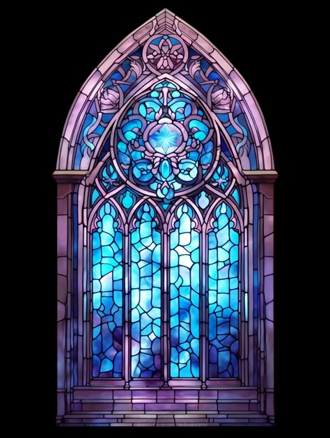 How To Draw Stained Glass Windows, Gothic Arch Stained Glass Window, Faux Stained Glass Painting, Stained Glass Cathedral Windows, Stained Glass Windows Drawing, Stained Glass Border, Glass Stained Art, Stain Glass Design, Gothic Stained Glass Art