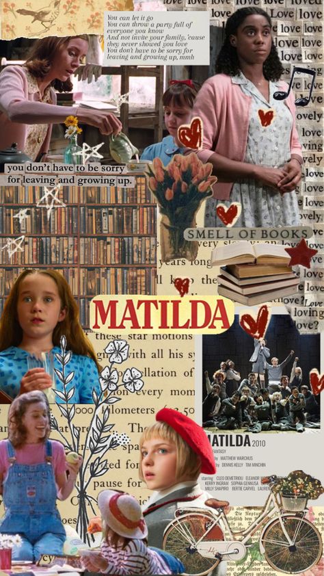 Matilda Broadway, Matilda Costume, Matilda The Musical, Musical Wallpaper, Childhood Books, Love Everyone, Throw A Party, Hold My Hand, Theatre Kid