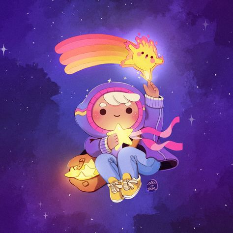 Wonder Illustration, Arte Pop Up, Stars Illustration, Art Chibi, Instagram Reach, Star Illustration, Quirky Illustration, Space Illustration, Childrens Drawings