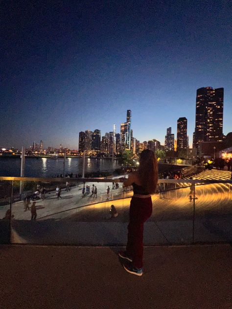 Chicago Night, Chicago At Night, York Aesthetic, Navy Pier, New York Aesthetic, Night View, Fireworks, New York Skyline, Chicago