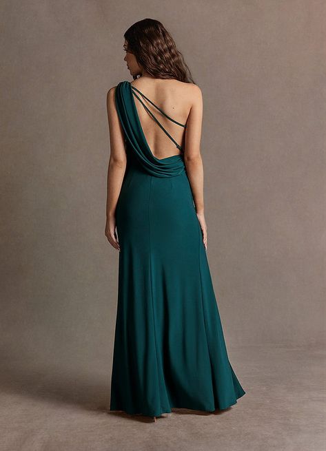 Hi! I've shared my package tracking information with you. Come and check it right now! Forrest Green Bridesmaid Dresses, Atelier Dress, Green Formal Dresses, Backless Gown, Emerald Dresses, Military Ball Dresses, Backless Evening Dress, Special Event Dresses, Green Gown