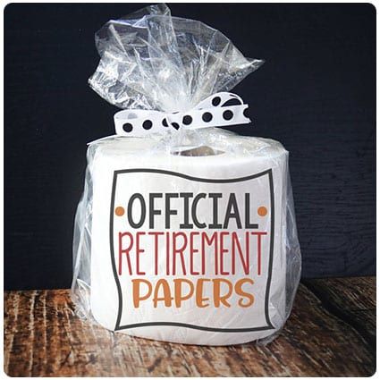 Retirement Survival Kit, Retirement Gifts Funny, Retirement Gifts Diy, Retirement Gift Basket, Police Retirement Gifts, Retirement Gift Ideas, Retirement Party Favors, Embroidered Toilet Paper, Gift Ideas Funny