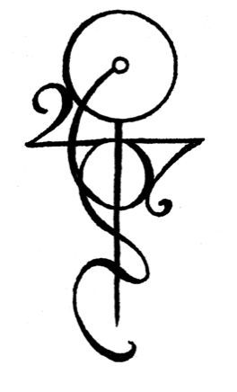 Venus Planetary Seal by Jason Miller and Matthew Brownlee Venus Symbol, Abstract Tattoo Designs, Jason Miller, Esoteric Symbols, Ancient Queen, Sigil Tattoo, Magick Symbols, Magic Symbols, Sacred Stones