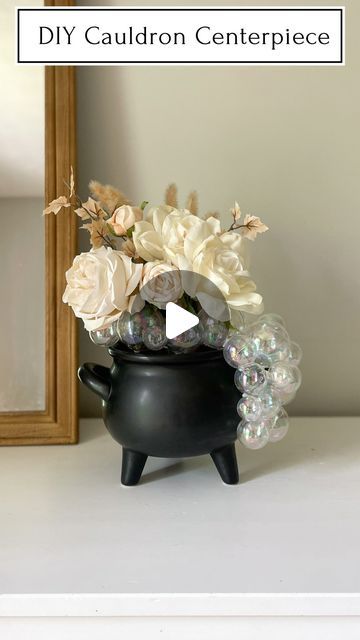 Kelly Oester - your new DIY mom friend on Instagram: "DIY bubbling cauldron floral centerpiece 🧙🌺  Comment "make it" and I'll send you links to everything you need! All from @michaelsstores .  Follow @michaelsstores and share how you #MakeItWithMichaels  #MichaelsMakers and #MakeitwithMichaels #everythingtocreateanything  #diy #diyhalloween #centerpiece #bubblingcauldron" Cauldron Centerpiece, Bubbling Cauldron, Diy Mom, Halloween Baby Shower Theme, Magic Potion, Mom Friend, Floral Centerpiece, Fall Inspiration, Mom Diy