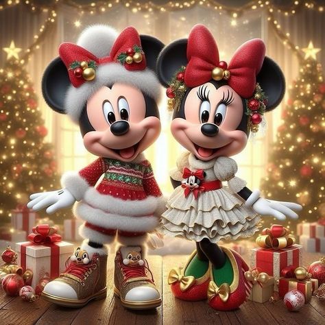 Mickey Mouse Christmas Tree, Mickey Mouse Clipart, Walt Disney Cartoons, Disney Merry Christmas, Minnie Mouse Drawing, Mickey Mouse Wallpaper Iphone, Mickey Mouse Images, Minnie Mouse Images, Minnie Mouse Pictures