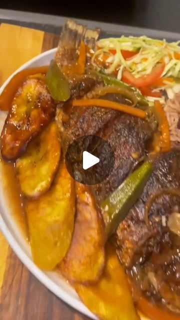 Brown Stew Fish, Fish With Rice, Stew Fish, Rice Peas, Rice And Peas, Fish Dishes, Food Network Recipes, Stew, Peas