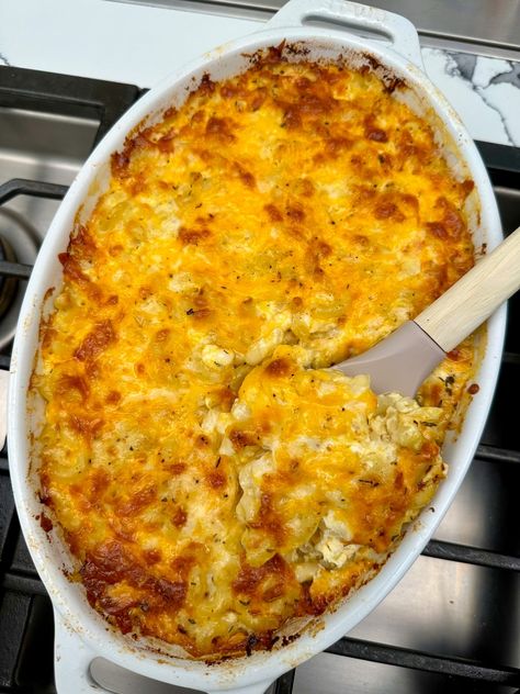 Southern Baked Macaroni And Cheese, Southern Baked Mac And Cheese, Southern Mac And Cheese, Classic Mac And Cheese, Baked Macaroni And Cheese, Cream Corn, Delicious Family Dinners, Favorite Casseroles, Summer Sides