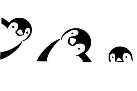 Penguin Stencil, Arctic Animal Silhouette, Penguin Black And White, Penguin Outline, Penguin Clipart Black And White, Projets Cricut, Silhouette Art, Cricut Craft Room, Cricut Creations