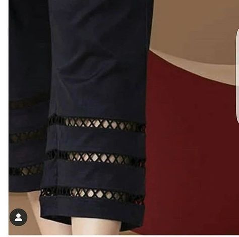 Price 1200 Rupees ORDER KNOW 👇 👇 👇 @trouserdesign_ +923178907371 Latest Trouser Design for girls * Beautiful Neck Design trouser's for women* and reasonable price small medium large extra or double extra large size available.   Contact : 03178907371 #trousers #fashionblogger #shopping #dress #outfit #fashionstyle #onlineshopping #women #clothes #clothing #brand #bags #trousers #tracksuits #trouser #trousersph #trouserstyles #trousersuit #trouserswomen #trousersnake #trouserspants #trou... Trouser Mohri Designs, Black Trousers Designs Pakistani, Ladies Pants Design Latest, Pant Mohri Design, Trousers Designs Pakistani, Trouser Design With Lace, Trouser Designs Pakistani, New Trouser Design, Latest Trouser Design