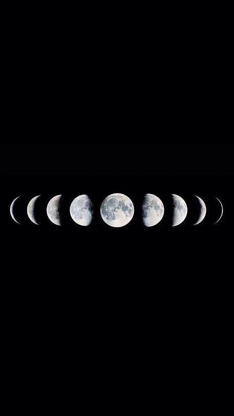 Moon Phases Wallpaper Aesthetic, Ideas For Wallpaper, Moon Phases Art, Astronomy Pictures, Moon Tapestry, Wallpaper Tumblr, Hd Phone Wallpapers, Moon Cycles, Aura Colors