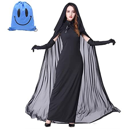 Lopily Women’s Cape Dress With Hood, Vintage Waterfall Velvet Cape, Vampire Costume, Cosplay, Victorian Cape, Prop For Carnival, Masquerade, Medieval Clothing, Carnival Fancy Dress Costume - Cape s: Amazon.de: Bekleidung Ghost Bride Costume, Vampire Costume Women, Victorian Cape, Ghost Bride, Ladies Fancy Dress, Bride Costume, Womens Cosplay, Velvet Cape, Vampire Costume