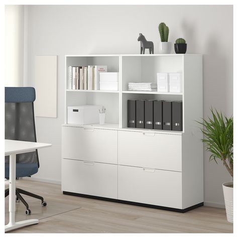 Ikea Armoire, Ikea Galant, Ikea Home Office, Home Office Filing Cabinet, Ikea Office, Interior Kantor, Modern Storage Cabinet, Muebles Living, Office Storage Cabinets