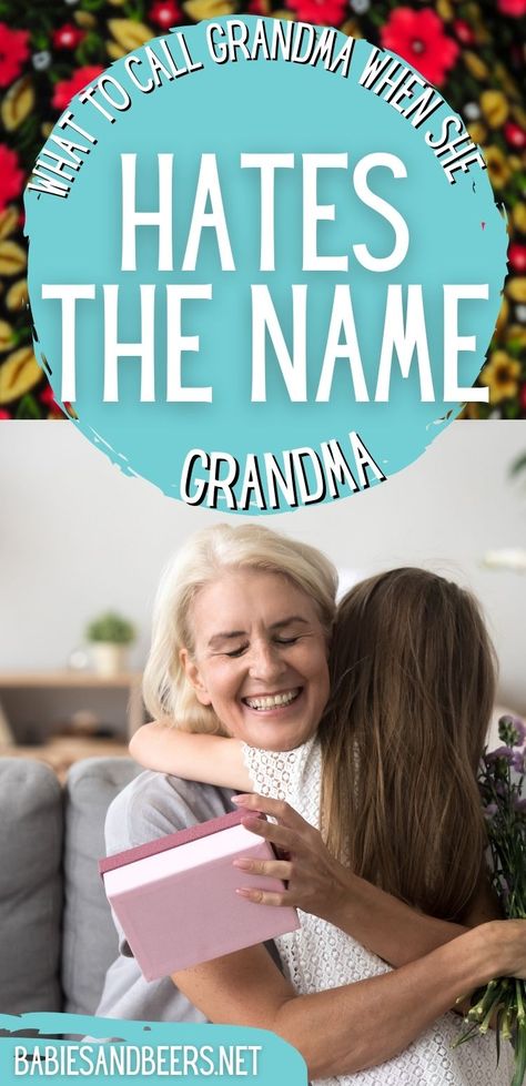 Alternative names to call Grandma when she doesn't want to be called Grandma. different names to call grandma and grandpa. cute nicknames for grandma and grandpa Grandmother Names Unique, Grandma Names First Time, Cool Grandma Names, Trendy Grandma Names, Alternative Names For Grandma, Names For Grandmothers, Other Names For Grandma, Southern Grandma Names, Different Names For Grandma