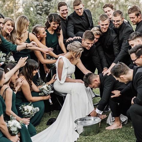 Your entire wedding party is here to support you and your fiance with all your wedding needs. 🖤 From wedding planning to your big day, your #IDoCrew will be there to lift you up and make all your wedding dreams come true! 💫 Bridal Gowns Simple, Gowns Simple, Simple Wedding Dresses, Wedding Dresses 2020, Mermaid Wedding Dresses, Wedding Dresses Satin, Satin Wedding Dress, Dresses 2020, Satin Wedding