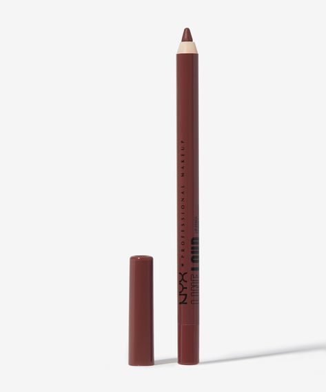 Longwear Line Loud Matte Lip Liner Chocolate Lip Liner, Brown Skin Makeup, Makeup Needs, Beauty Bay, Nyx Professional Makeup, Matte Lip, Makeup Brush Set, Matte Lips, Brown Skin