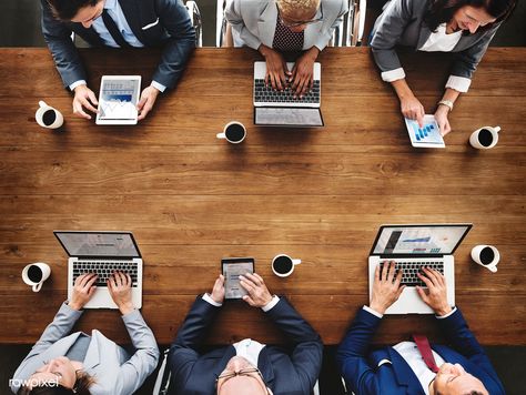 Group of diverse business people are having a meeting | premium image by rawpixel.com Advertising Strategies, Internet Business, Marketing Website, Business People, Black Business, Business Meeting, Web Marketing, Photography Business, Black People