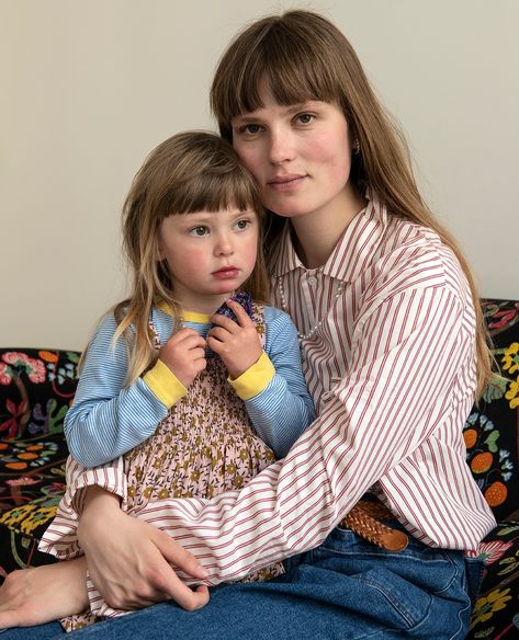 Caroline Bille Brahe and her daughter Sonya wearing Peggy Perle. Discover the Mother's Day selection at www.sophiebillebrahe.com @caroline_brasch and Sonya photographed by @elizabethheltoft Caroline Bille Brahe, Caroline Brasch, Mini Outfit, Mommy Life, Family Lifestyle, Photo Projects, Family Outfits, Photo Reference, Family Photoshoot