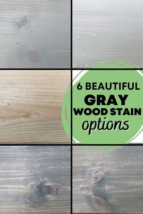 Gray wood stain colors to use on your next DIY project! Grey Deck Stain, Gray Wood Stain, Gray Stained Wood, Deck Stain Colors, Weathered Grey Stain, Stained Trim, Grey Stained Wood, Gray Stain, Grey Wood Floors